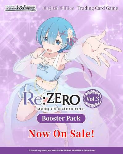 Weiss Schwarz - Re:ZERO -Starting Life in Another World- Vol.3 Playset - English