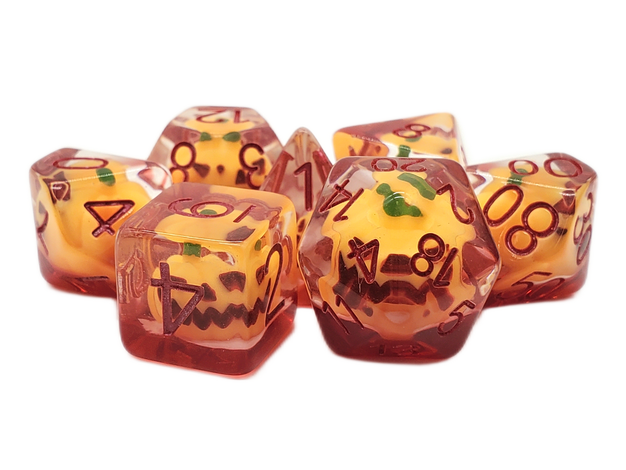 Infused - Jack-O-Lantern RPG Dice Set