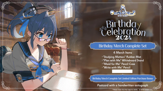 Ouro Kronii Birthday Celebration 2024  Merch Complete Set Limited Edition