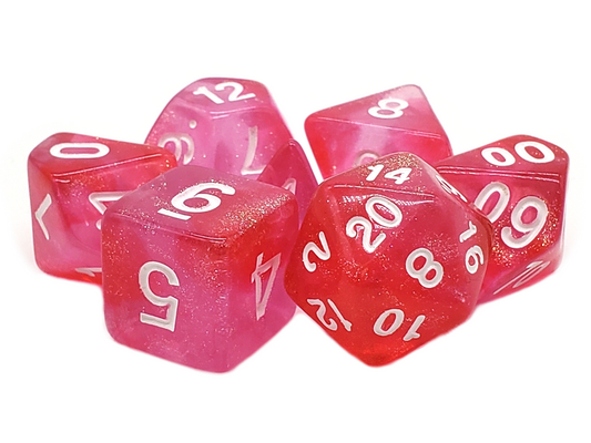 Galaxy - Pink Shimmer RPG Dice Set