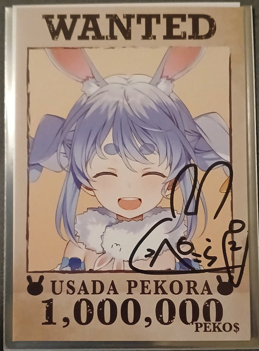 Hololive - Usada Pekora 2025 Birthday Celebration Limited Autograph