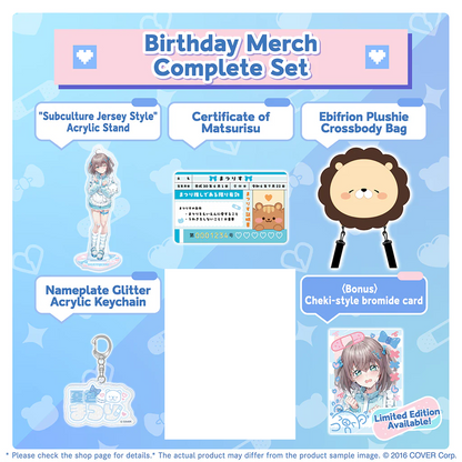 Natsuiro Matsuri Birthday Celebration 2024 Goods Set with Limited Autograph