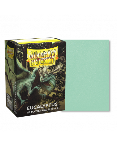 Dragon Shield Sleeves: Standard DUAL - Matte Eucalyptus (100 ct)