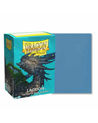 Dragon Shield Sleeves: Standard DUAL - Matte Lagoon (100 ct)