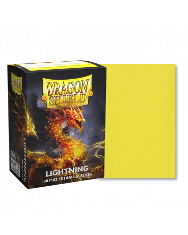 Dragon Shield Sleeves: Standard DUAL - Matte Lightning (100 ct)