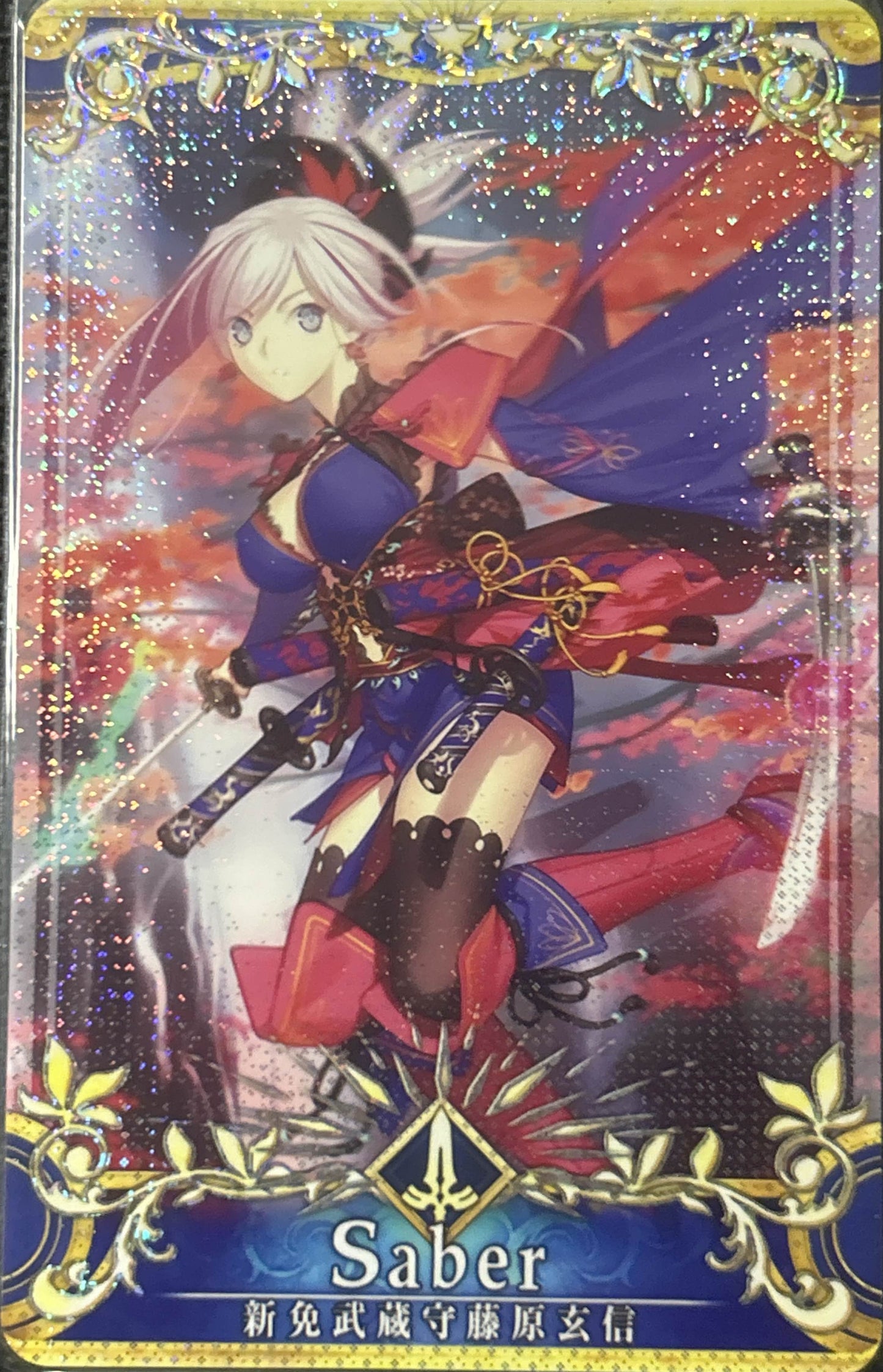 Fate/Grand Order Arcade Card : Miyamoto Musashi - Final Ascension Level 120 (Holy Grail)