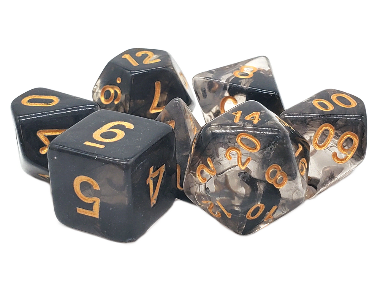 Odyssey - Black RPG Dice Set