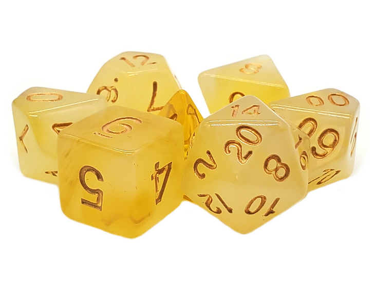 Odyssey - Yellow RPG Dice Set