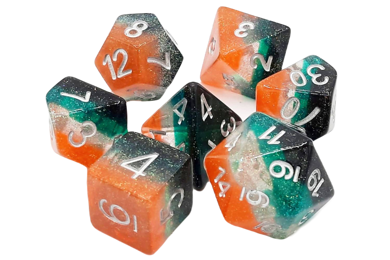 Gradients - Oh Clementine! RPG Dice Set