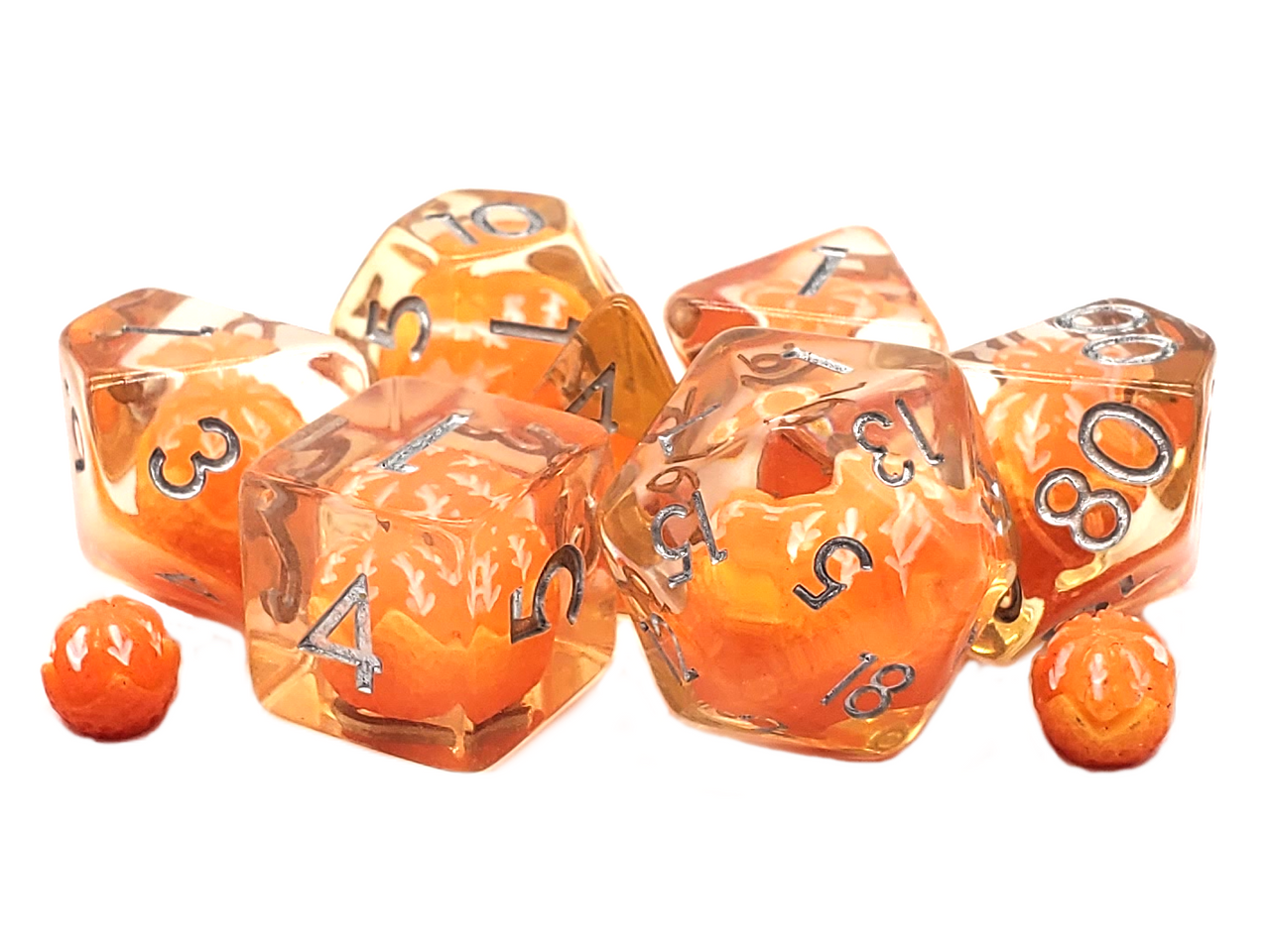 Infused - Orange Yum! RPG Dice Set
