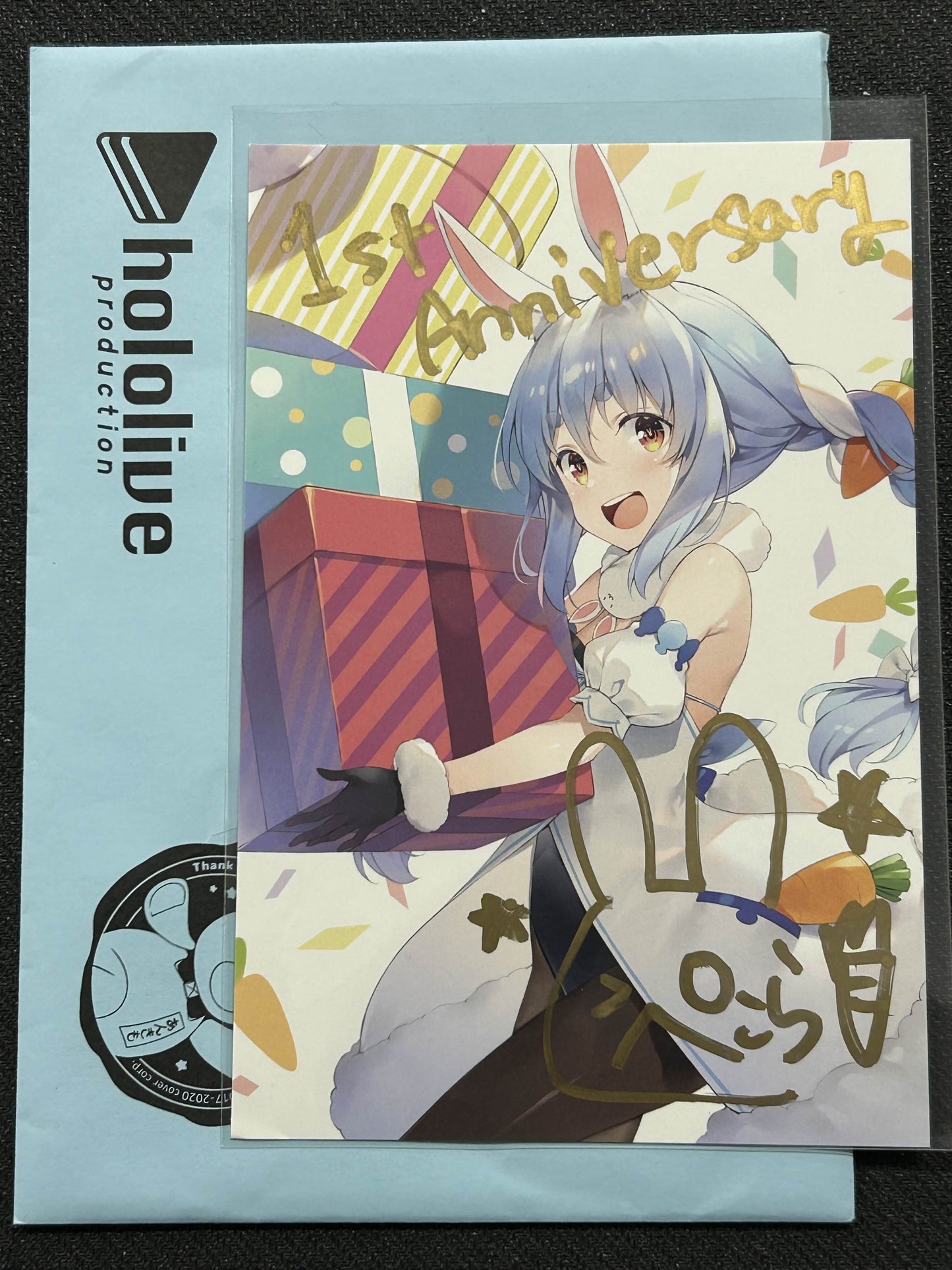 Hololive - Usada Pekora 1st Anniversary Celebration Limited Autograph
