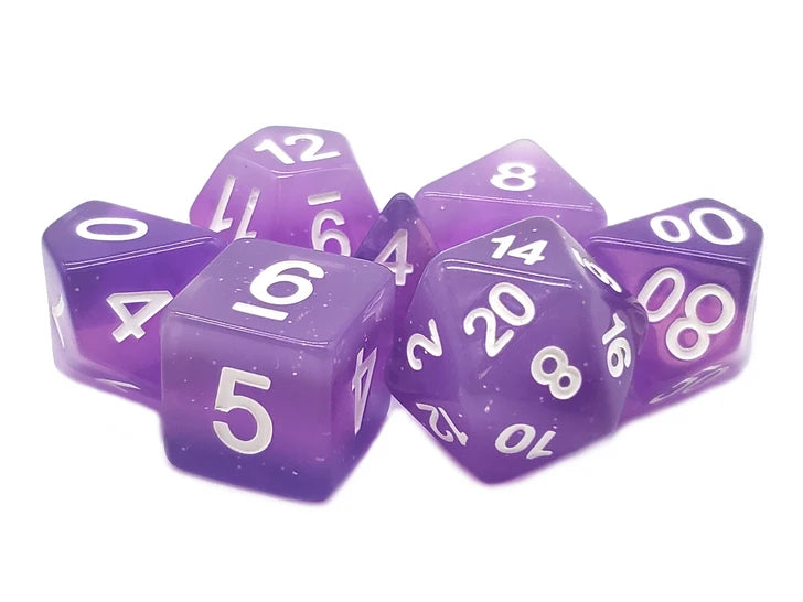 Gradients - Purple Aurora RPG Dice Set