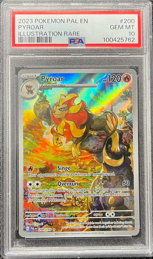 Graded Pokemon - Pyroar (200/193) Paldean Fates PSA 10