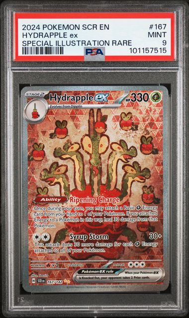 Graded Pokemon - Hydrapple ex (167/142) Stellar Crown PSA 9
