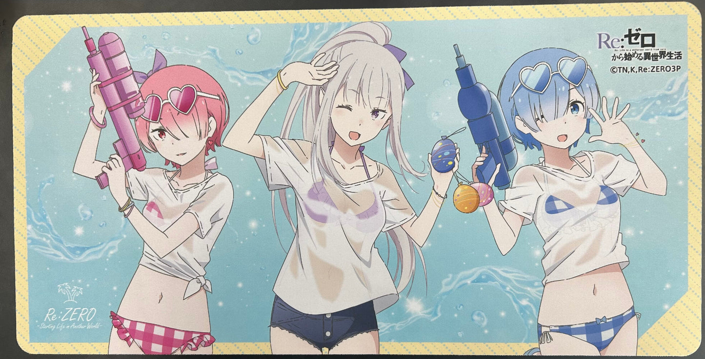 Playmat : Re:Zero − Starting Life in Another World - Rem, Ram, Emilia