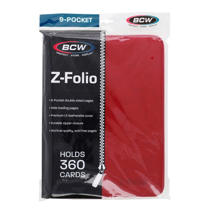 BCW - 9 Pocket : Z-Folio Album