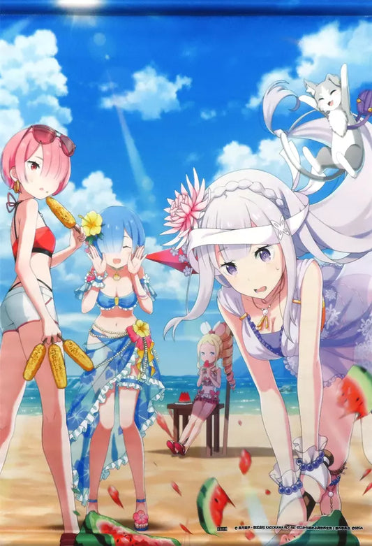 Re:Zero:Starting Life in Another World : Summertime (A2 Tapestry)