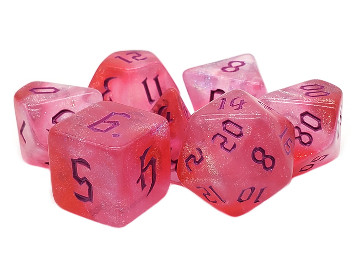 Galaxy - Rose Sky RPG Dice Set