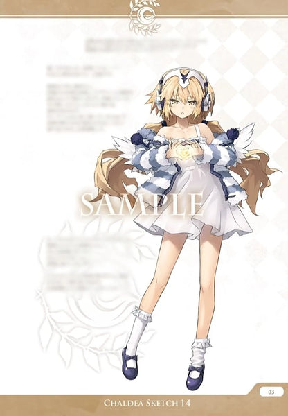 Artbook: Fate/Grand Order - Closet Child Chaldea Sketch 14