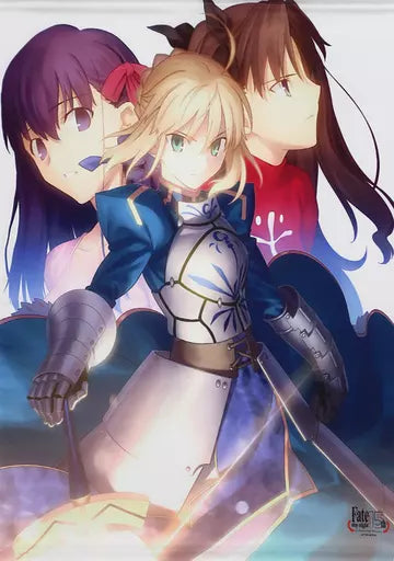 Fate/Stay Night - Saber, Rin & Sakura  TYPE-MOON Exhibition Fate/stay night -15-Year Trajectory (B2 Tapestry)