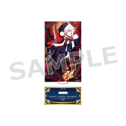 Fate/Grand Order Servant Art Chronicle : Acrylic Stand - Artoria Pendragon (Santa Alter)