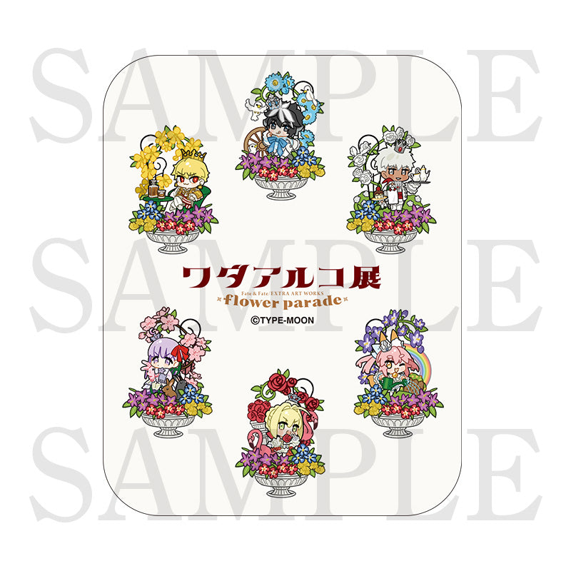Wada Arco Exhibition : Fate/Extra Flower Parade - Sticker Tin