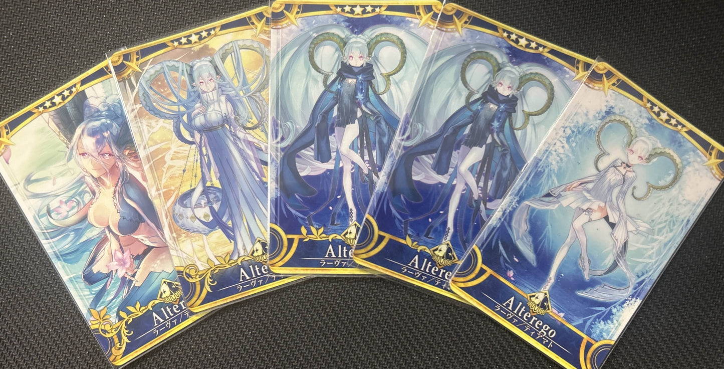 Fate/Grand Order Arcade Card : Tiamat - Full Set