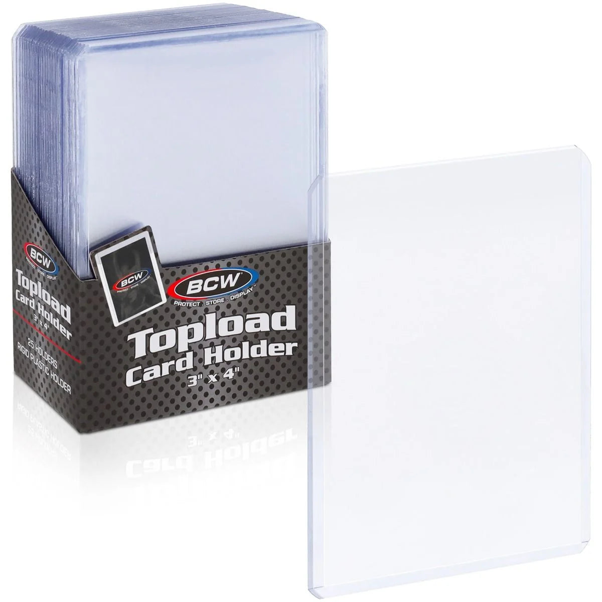 BCW - 3x4 Topload Card Holder - Standard (25 ct)