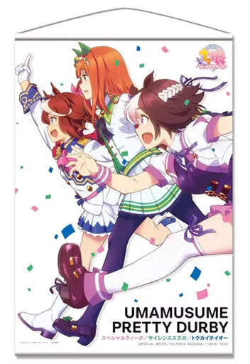 Umamusume : Main Visual Special Week, Tokai Teio, Silence Suzuka (B2 Tapestry)