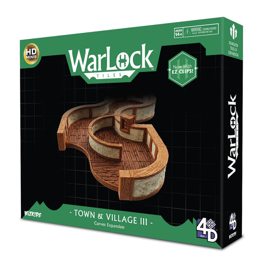 Warlock Tiles - Town & Village III - Curves Expansion