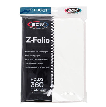 BCW - 9 Pocket : Z-Folio Album