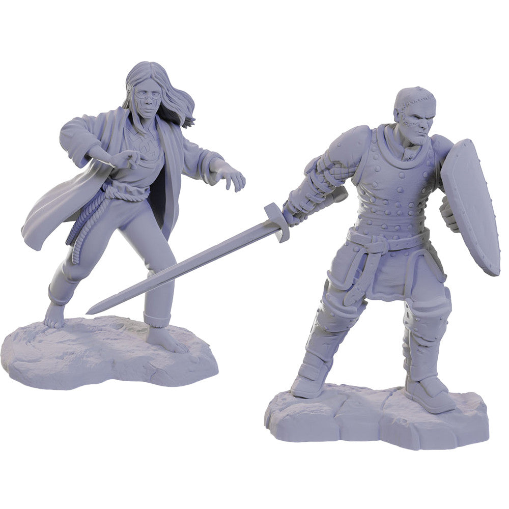 D&D - Unpainted: Reborn Paladin & Warlock