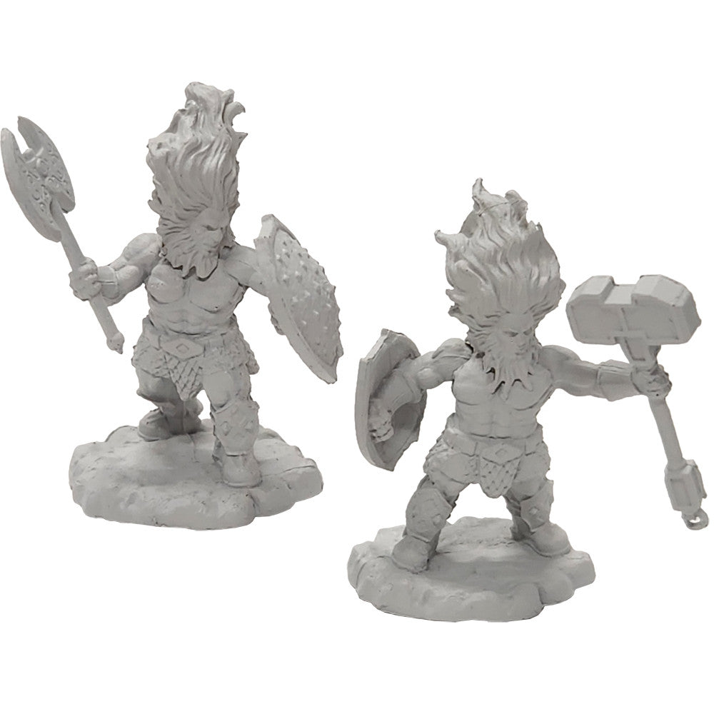 D&D - Unpainted: Azer Warriors