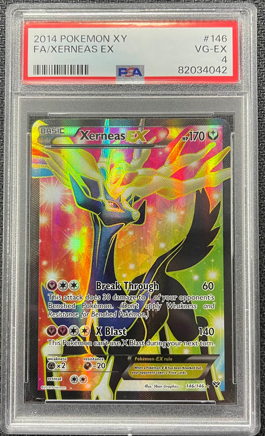 Graded Pokemon - Xerneas EX (146/146) XY PSA 4