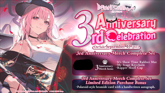 Mori Calliope 3rd Anniversary Celebration Merch Complete Set Limited Edition