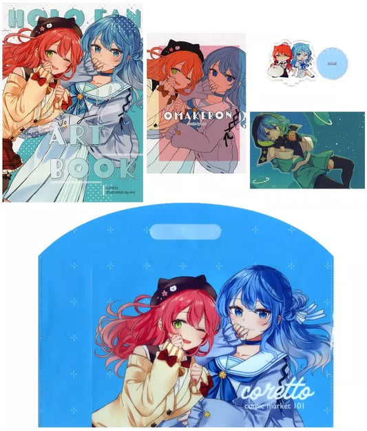 Comiket 101 - Hololive - Suisei and Miko goods set by Coretto