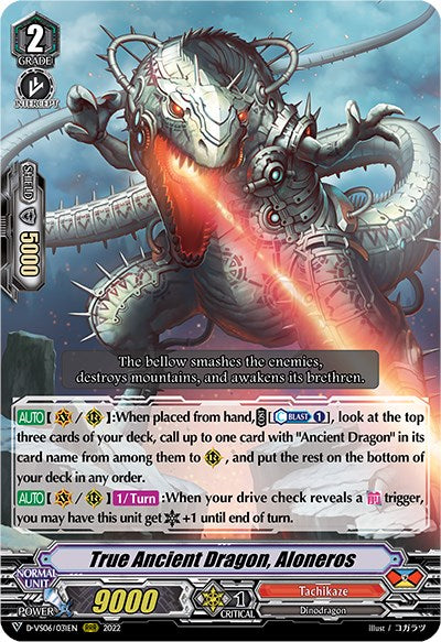 True Ancient Dragon, Aloneros (D-VS06/031EN) [V Clan Collection Vol.6]