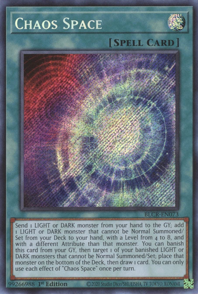 Chaos Space [BLCR-EN073] Secret Rare