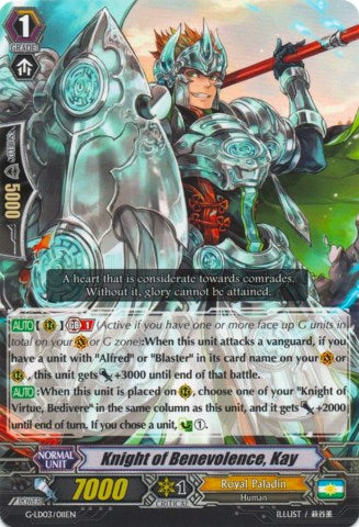 Knight of Benevolence, Kay (G-LD03/011EN) [G-Legend Deck Vol.3: The Blaster]