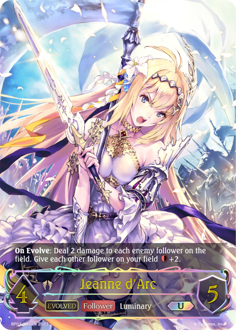 Jeanne d'Arc (Evolved) (U) (BP01-U06EN) [Advent of Genesis]