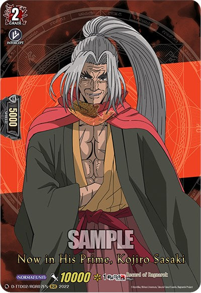 Now in His Prime, Kojiro Sasaki (D-TTD02/RGR07EN) [Record of Ragnarok]