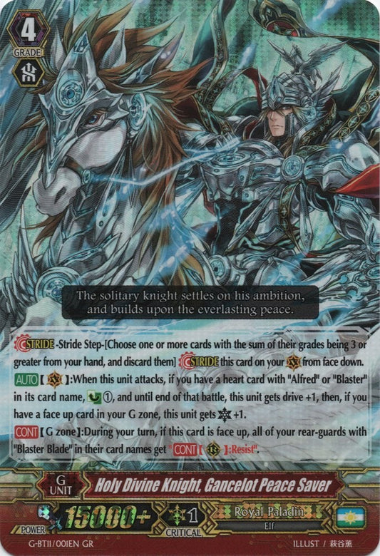 Holy Divine Knight, Gancelot Peace Saver (G-BT11/001EN) [Demonic Advent]