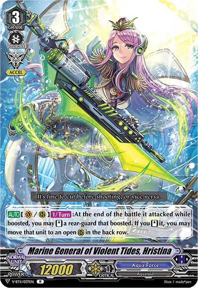 Marine General of Violent Tides, Hristina (V-BT11/037EN) [Storm of the Blue Cavalry]