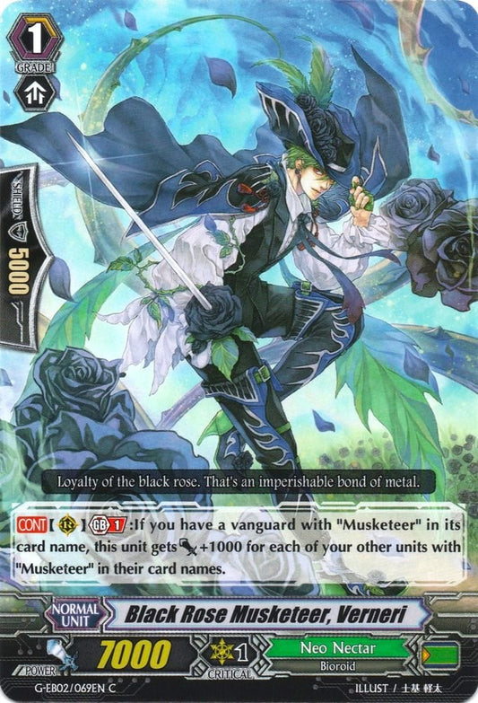 Black Rose Musketeer, Verneri (G-EB02/069EN) [The AWAKENING ZOO]