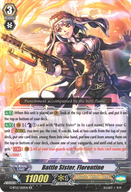 Battle Sister, Florentine (G-BT12/012EN) [Dragon King's Awakening]