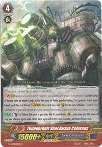 Thunderbolt Shockwave Colossus (Foil) (G-SD01/001EN) [G-Start Deck 1: Odyssey of the Interspatial Dragon]