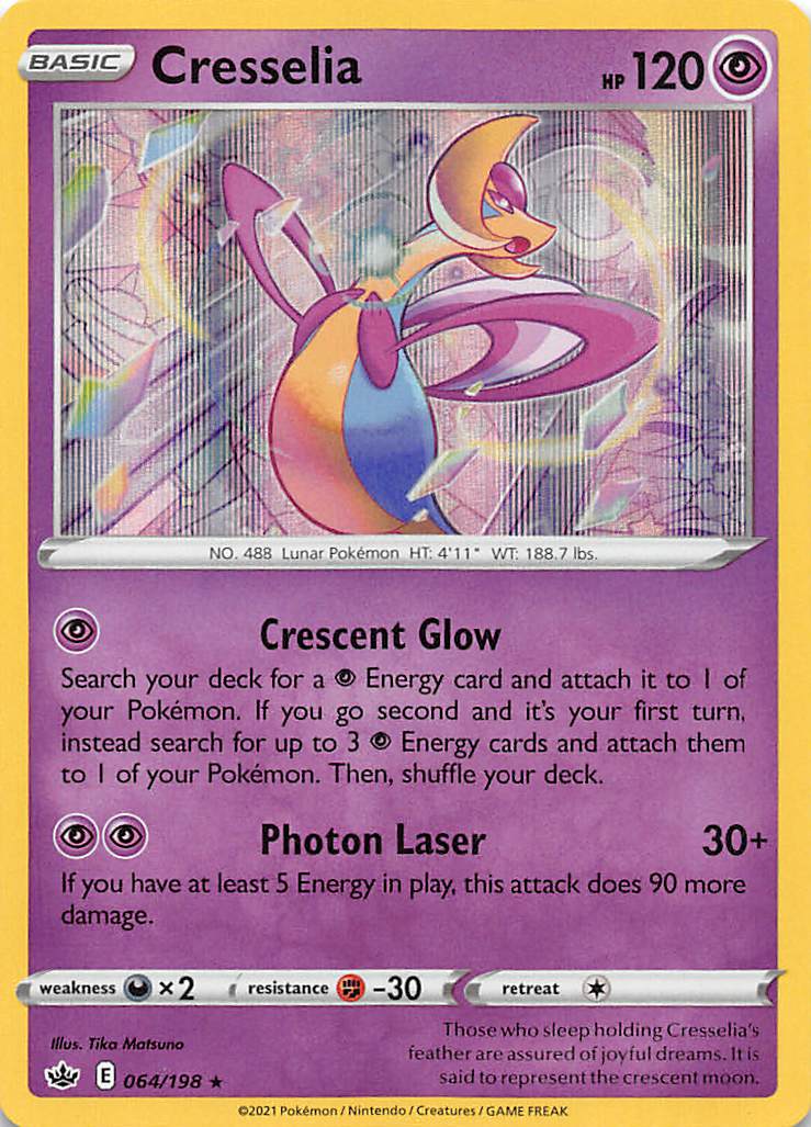 Cresselia (064/198) [Sword & Shield: Chilling Reign]