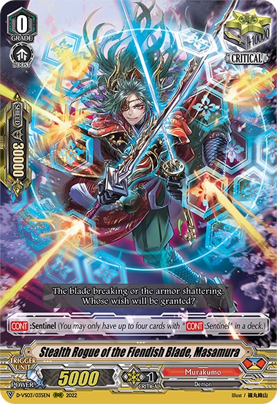 Stealth Rogue of the Fiendish Blade, Masamura (D-VS03/035EN) [V Clan Collection Vol.3]