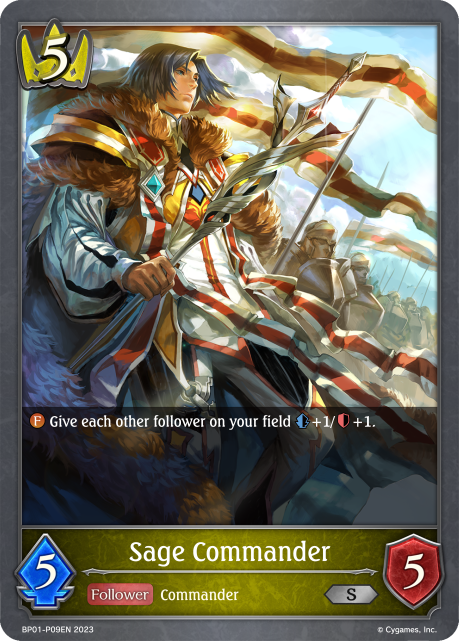 Sage Commander (Foil) (BP01-P09EN) [Advent of Genesis]