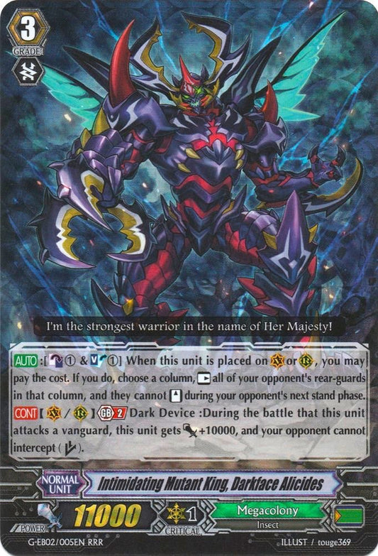 Intimidating Mutant King, Darkface Alicides (G-EB02/005EN) [The AWAKENING ZOO]